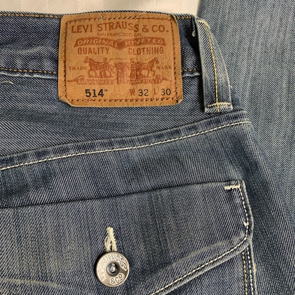 Levi Strauss Co 514 Men’s Blue Jeans 32W x 30L - Picture 5 of 7